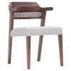 dove wickered restaurant chair 1
