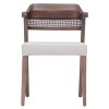 dove wickered restaurant chair 2